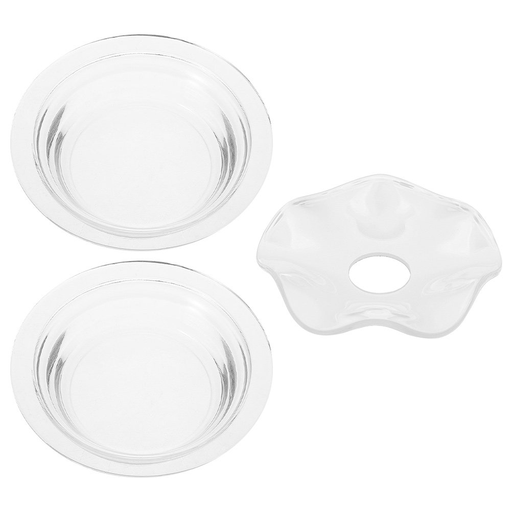 Wax Melts - Set da 3 piatti in vetro