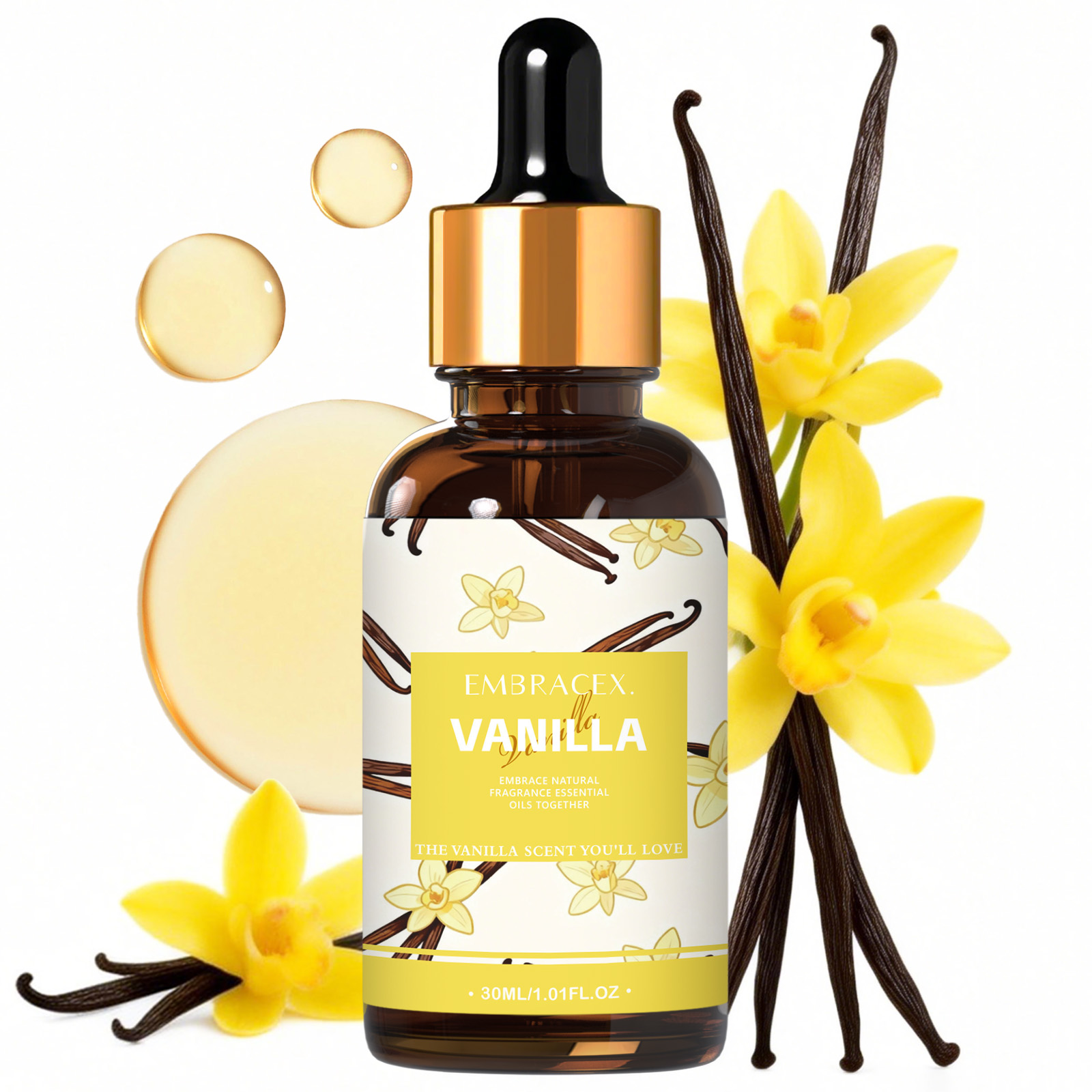 Candle Fragrance - Oli Essenziali alla Vaniglia da 30ml