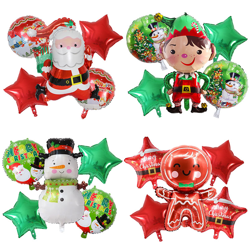 Candle Lighter - 5 pezzi Buon Natale Babbo Natale