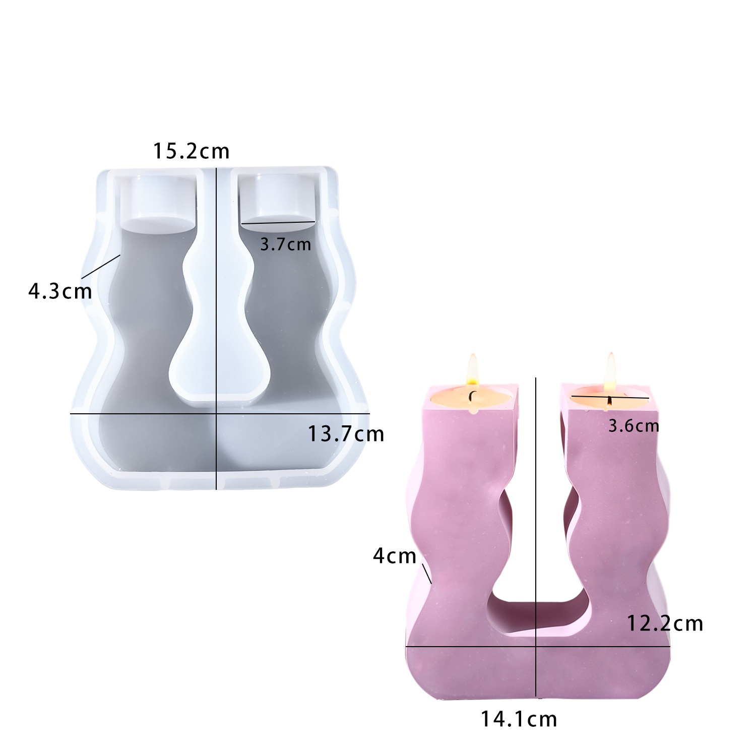Stampo in silicone a forma di  - Candle Molds recensione e prezzo